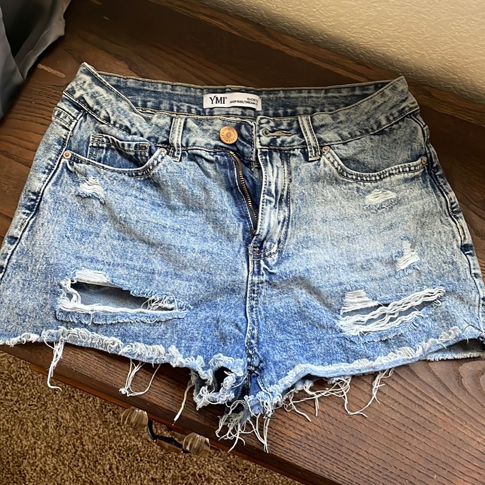 High rise shorts